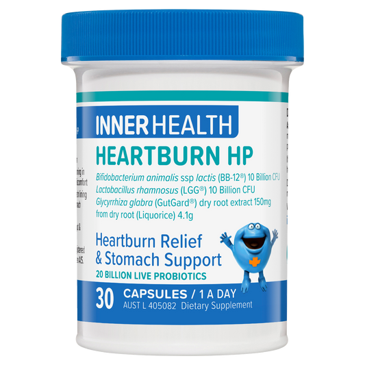 Inner Health Heartburn HP Herbal Probiotic 30 Capsules