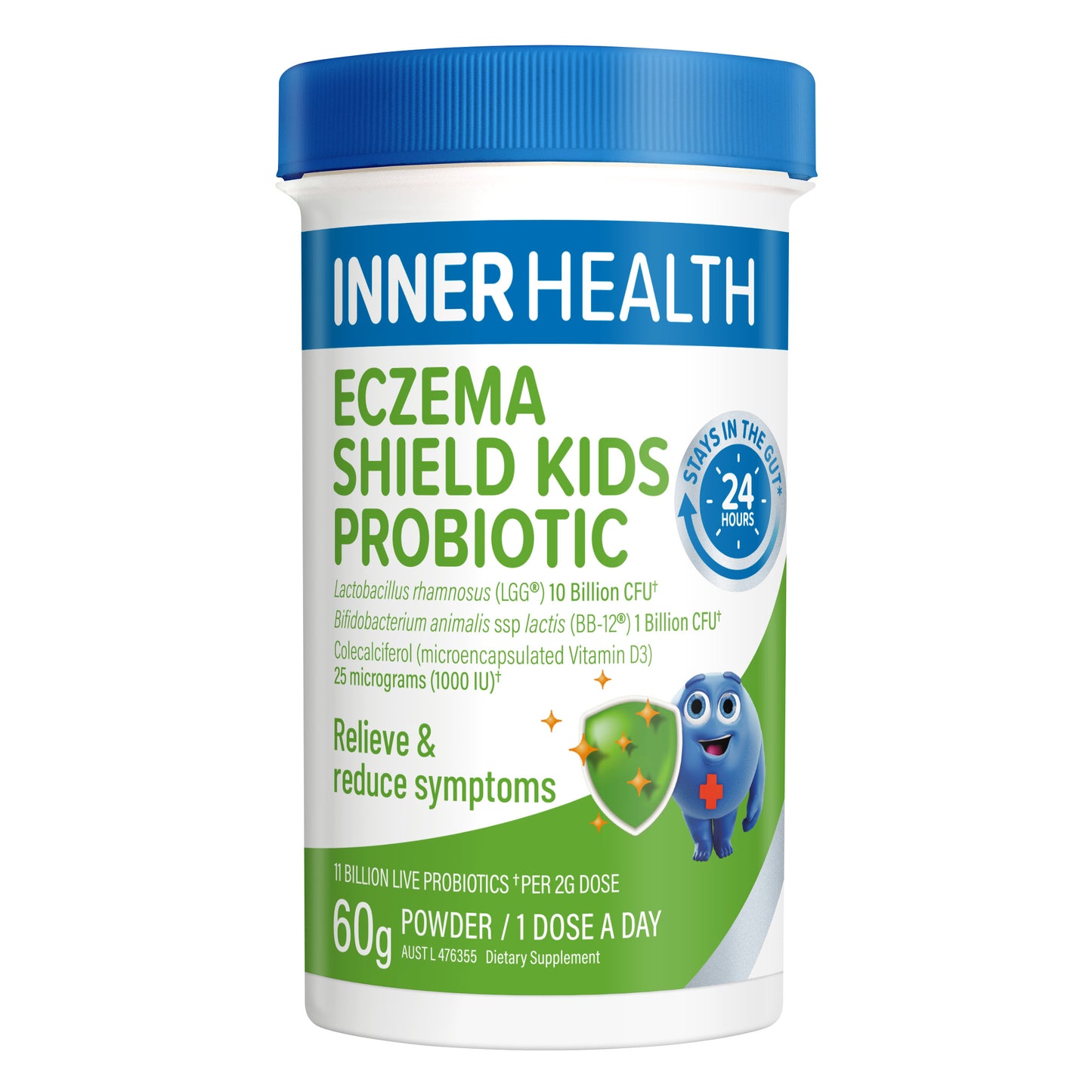 Inner Health Eczema Shield Kids Probiotic Powder 60g