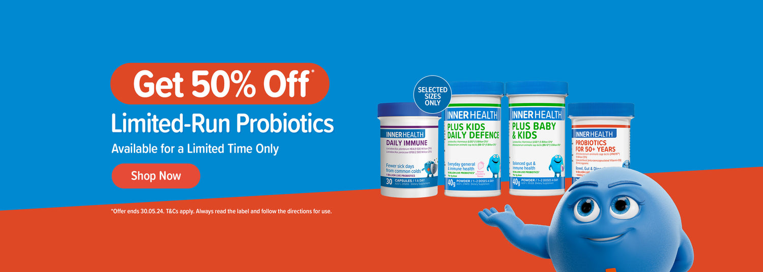 Get 50% Off Limited-Run Probiotics | Inner Health