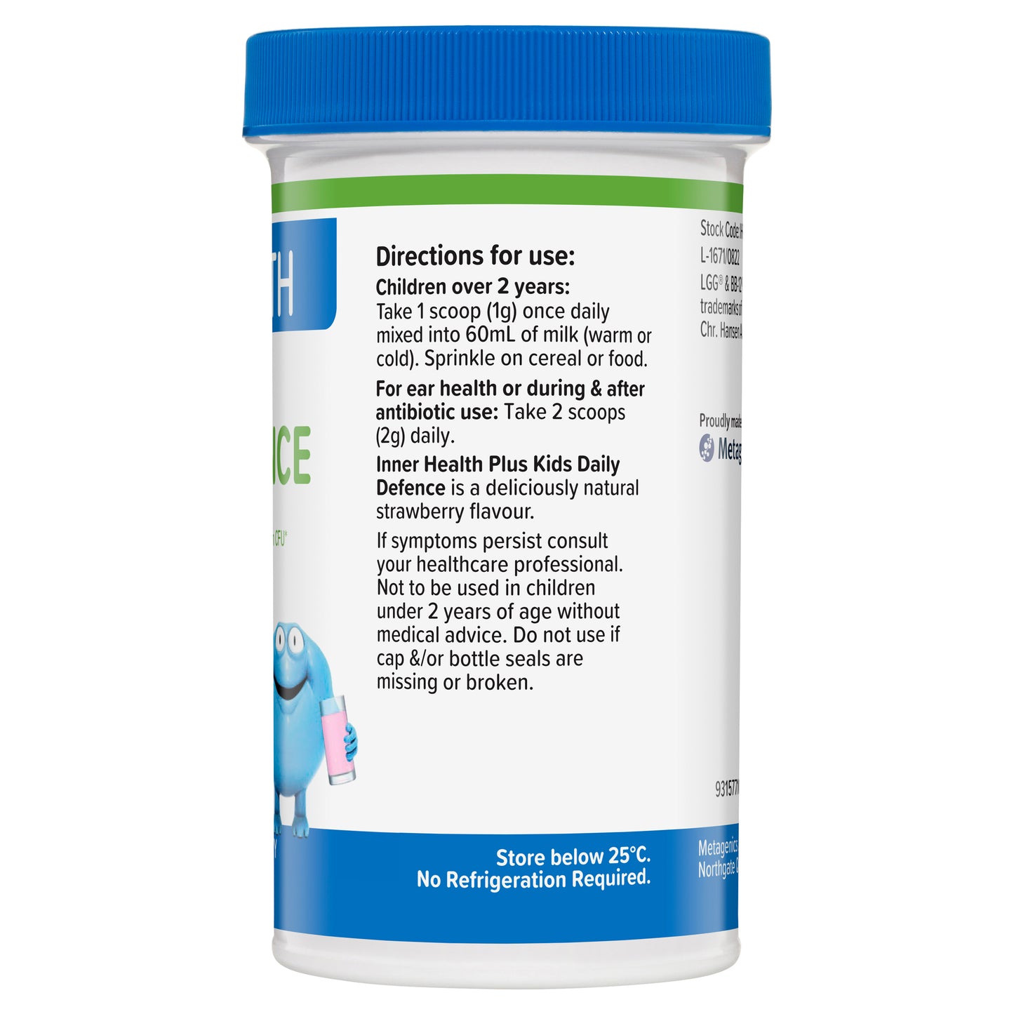 Inner Health Plus Kids Daily Defence Probiotic 60g Powder