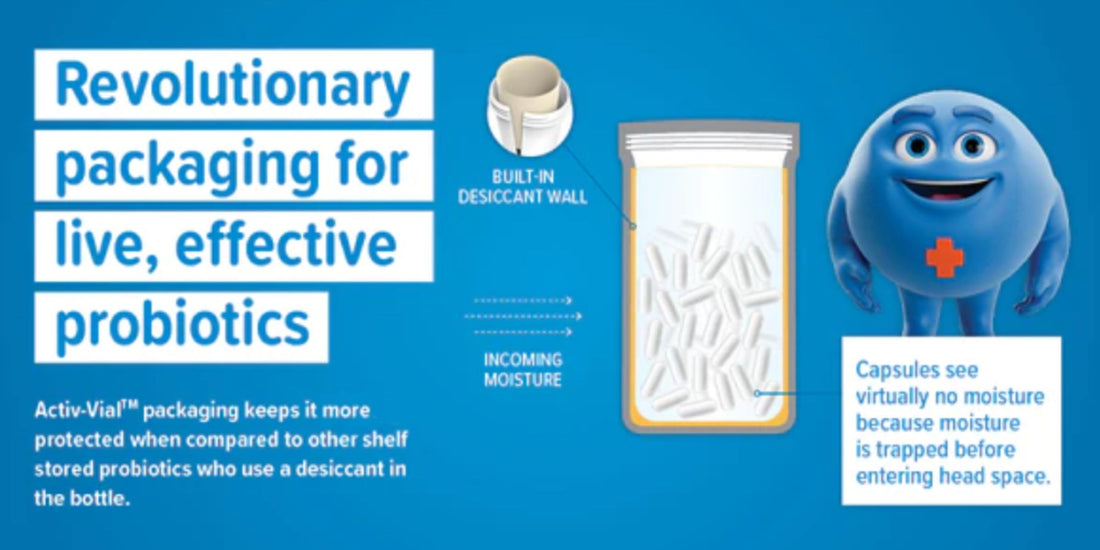 revolutionary packaging for live effective probiotics