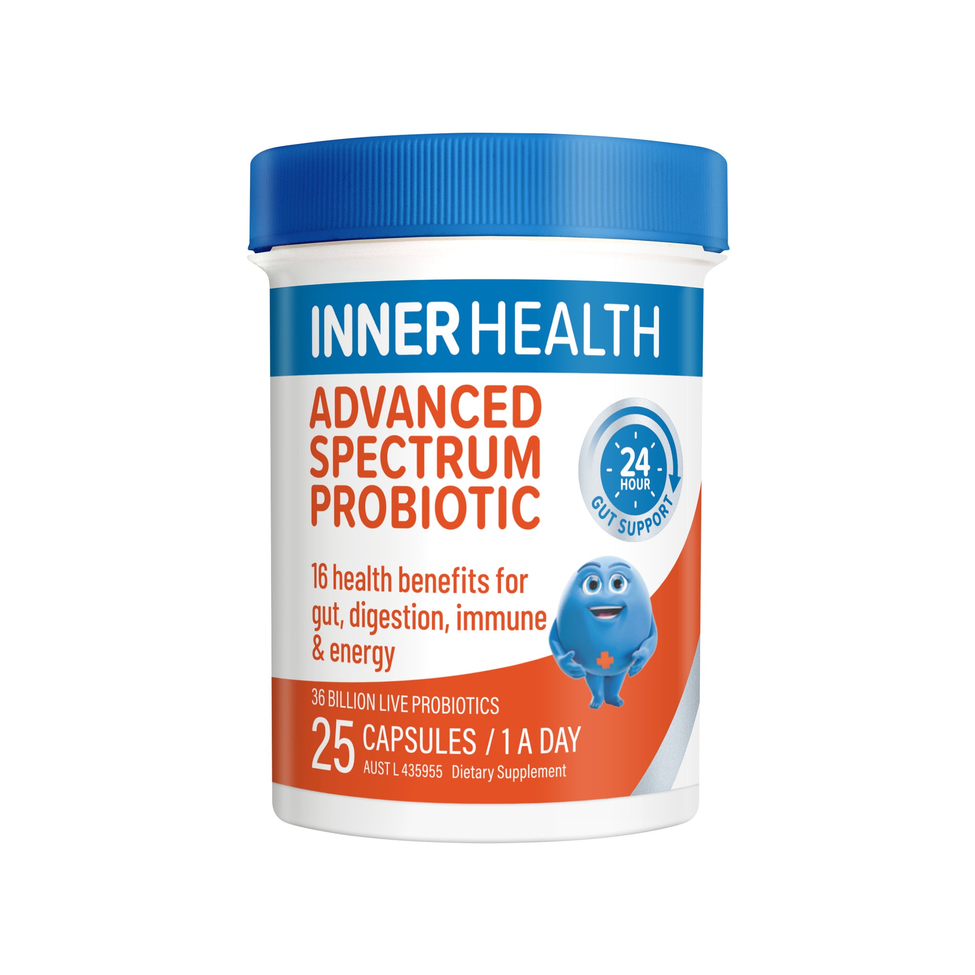 Inner Health Advanced Spectrum Probiotic 25 Capsules