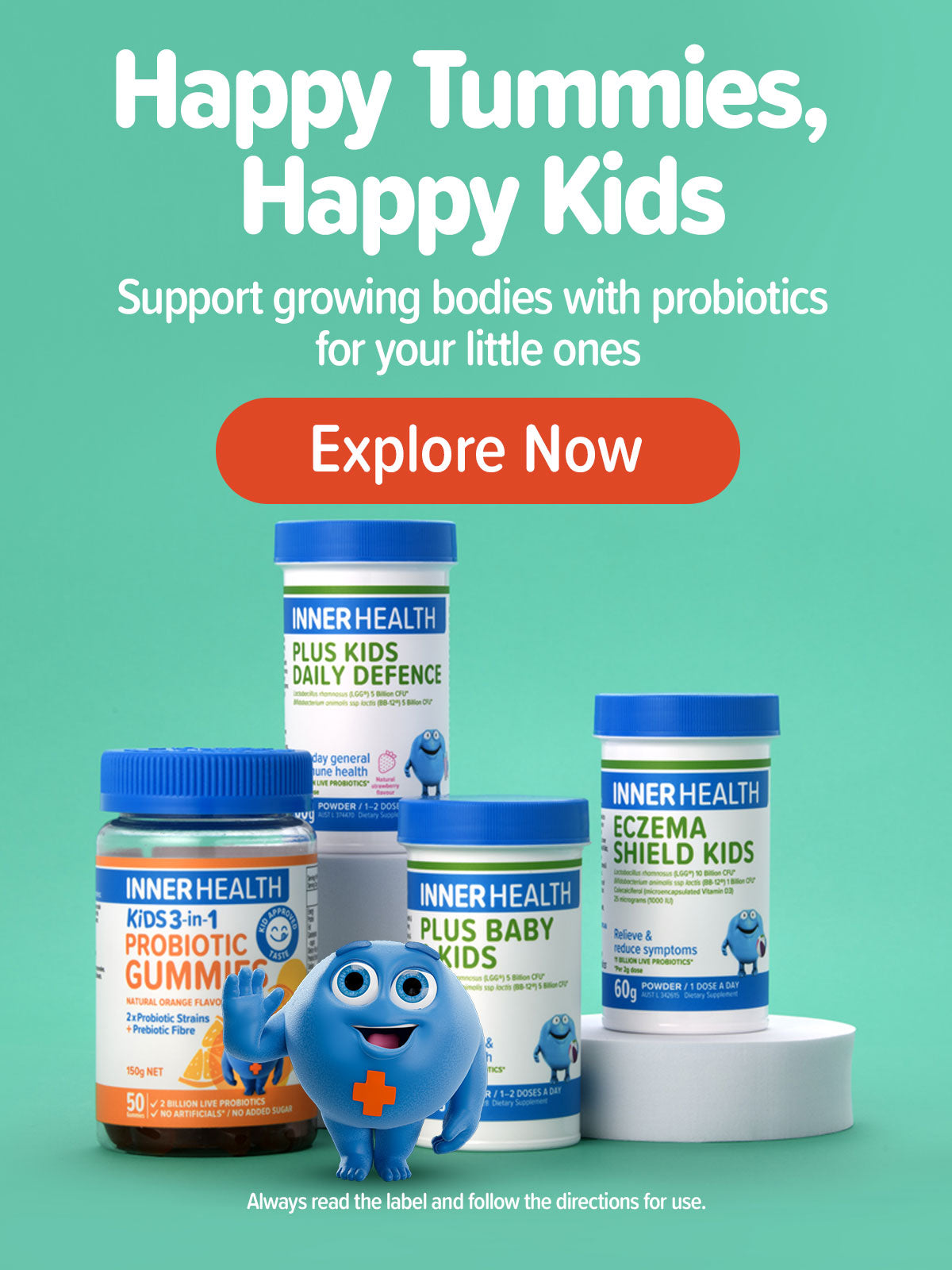 Happy Tummies, Happy Kids | Support growing bodies with probiotics for your little ones