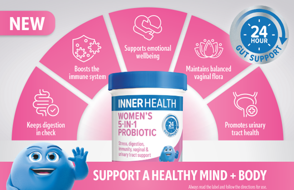Inner Health Women's 5-in-1 Probiotic 60 Capsules