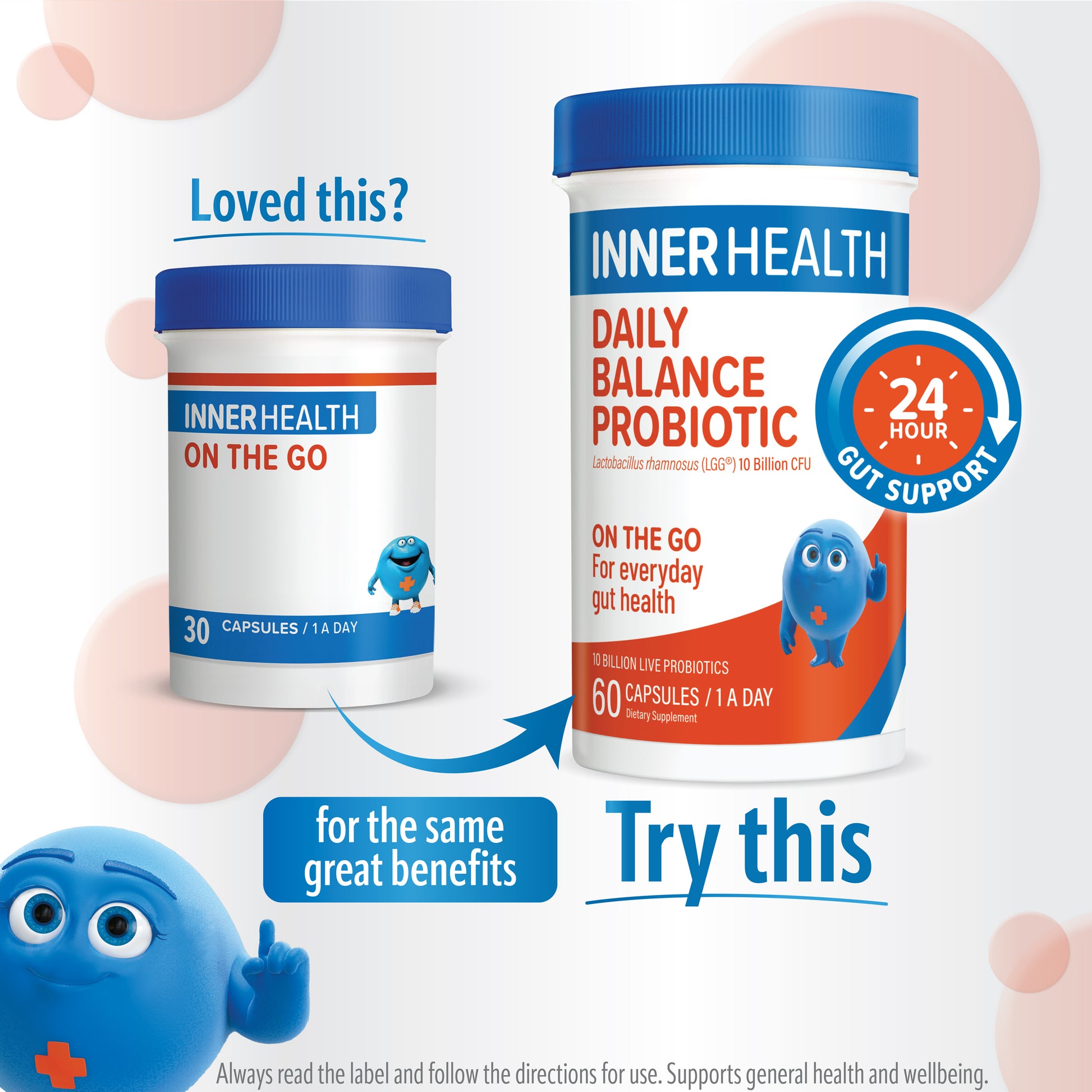 Inner Health Daily Balance Probiotic 120 Capsules