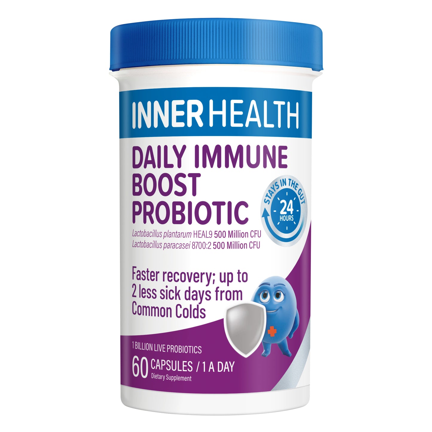 Inner Health Daily Immune Boost Probiotic 60 Capsules
