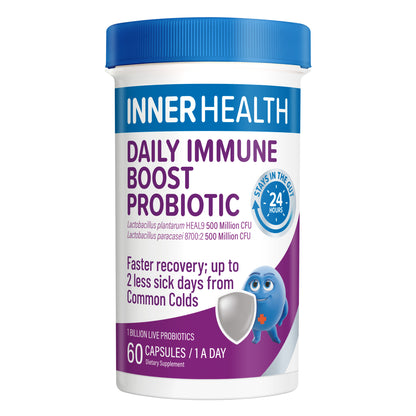 Inner Health Daily Immune Boost Probiotic 60 Capsules