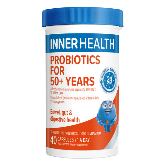 Inner Health Probiotic for 50+ Years 40 Capsules