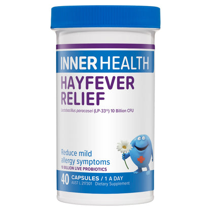 Inner Health Hayfever Relief Probiotic 40 Capsules