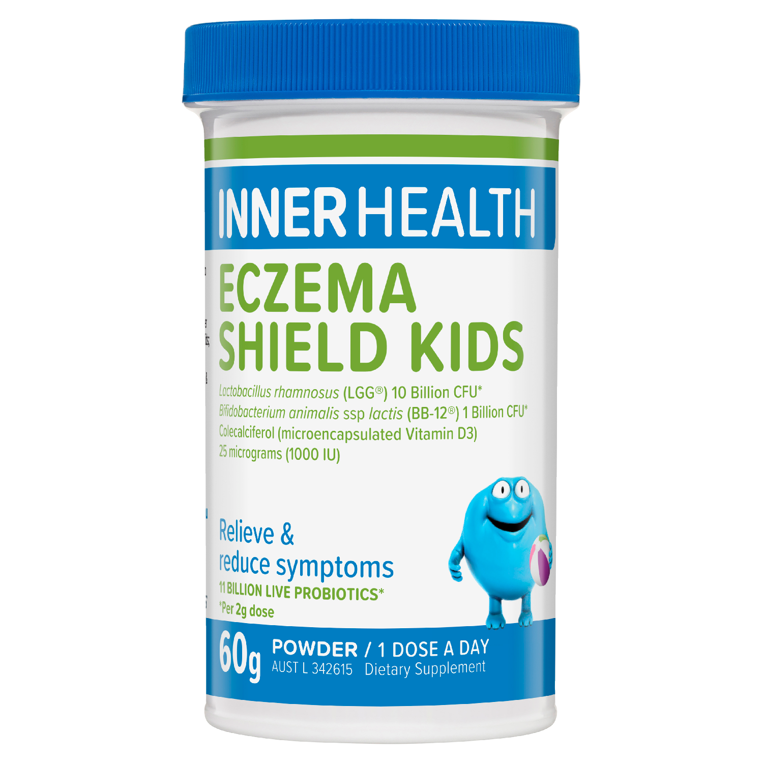 Inner Health Eczema Shield Kids Probiotic Powder 60g